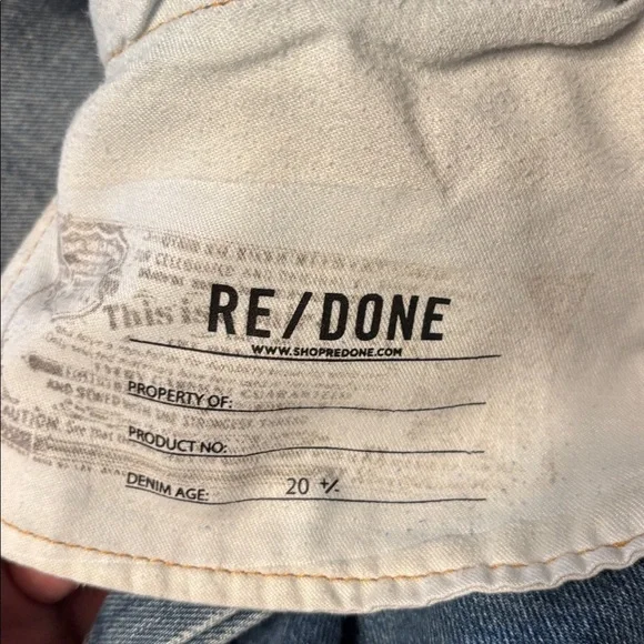 BNWT men’s Levi & RE/DONE straight upcycled vintage jeans